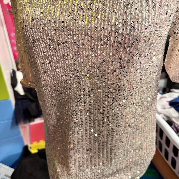 Lipsy new with tags dressy shirt glitters woman's size XS - Picture 4 of 8